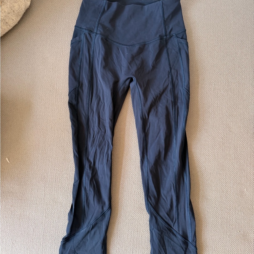 lululemon athletica Fast & Free Navy Leggings